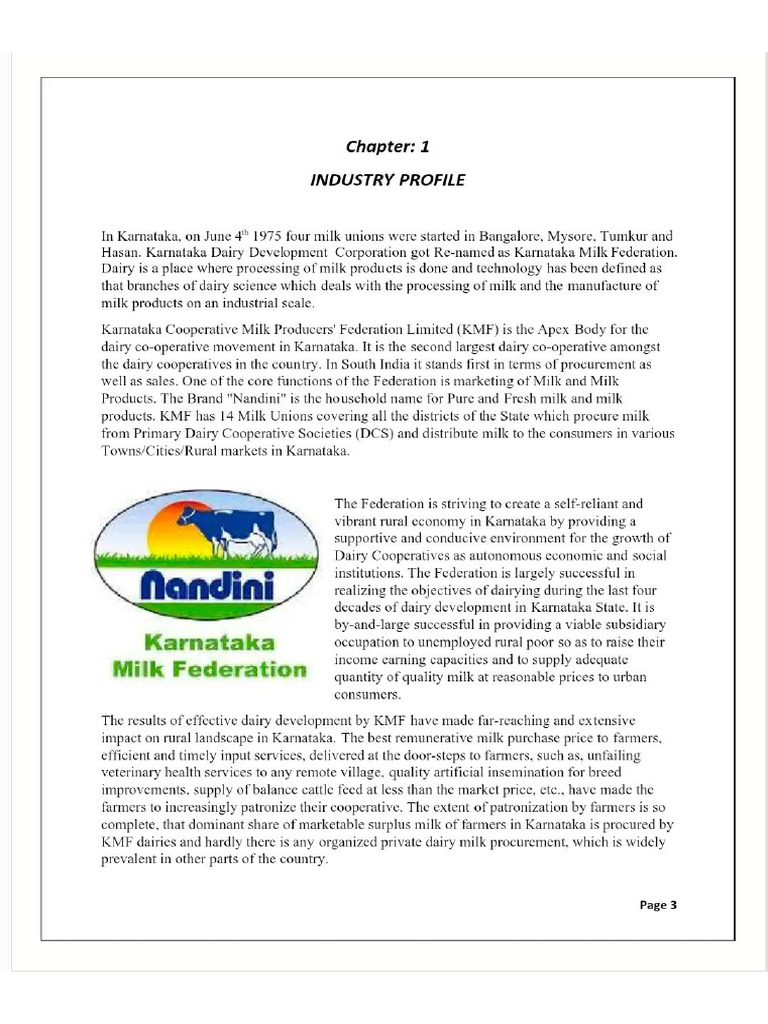 Manmul Mandya Industrial Visit Report | PDF