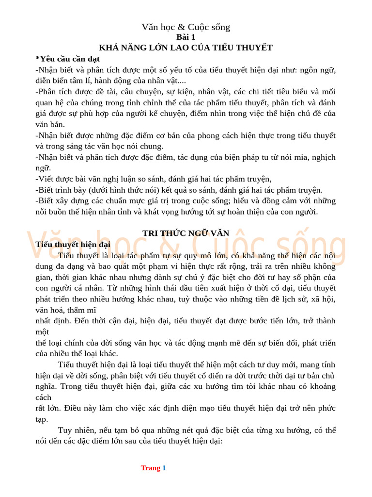 T NG H P Tri TH C NG Văn 12 KNTT | PDF