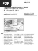 HP-AN1255-3 - Permittivity Measurements of PC Board and Substrate Materials