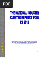 Download Experts Pool 2012 Philippine Council for Agriculture Aquatic and Natural Resources Research and Development Department of Science and Technology by Peter Rice SN101526179 doc pdf