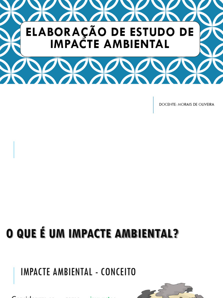 19 e 20 - Aula - Análise Dos Impactes Ambientais | PDF | Mitigação das ...