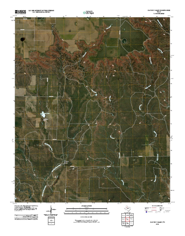 Canyon Valley TX 7.5-Minute Map | PDF | Science & Mathematics