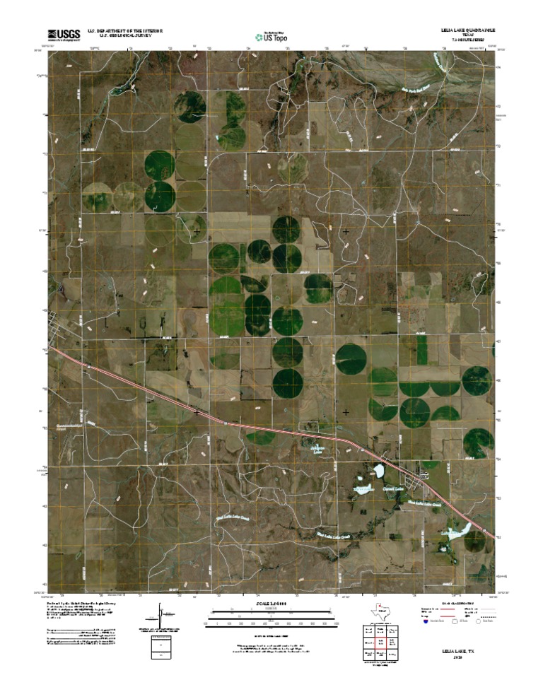 Topographic Map of Lelia Lake | PDF