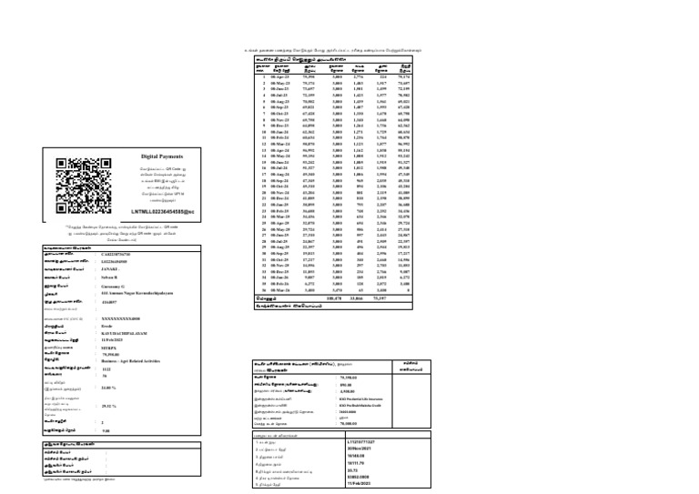 Duplicate - Passbook Report (Tamil) | PDF