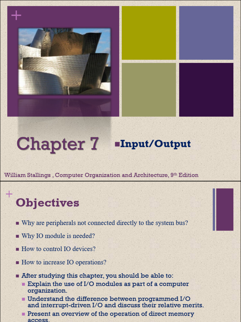 66ff99f56191750bb9ff1bc2 - COA9e - CH07 InputOutput 35 Slides | PDF ...