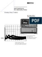 HP-PN71400-1 - Lightwave Signal Analyzers Measure Relative Intensity Noise