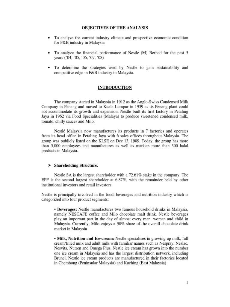 Nestle Report Final Pdf Nestle Audit