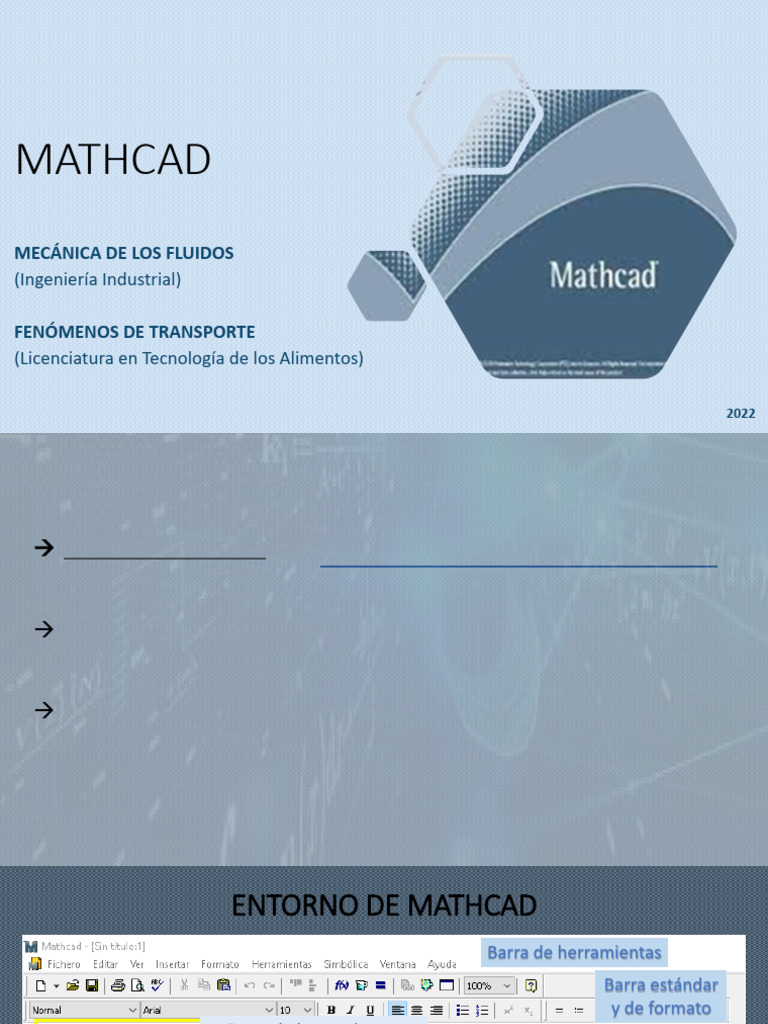 Presentación Mathcad (MF-FT) | PDF | Matriz (Matemáticas) | Ecuaciones