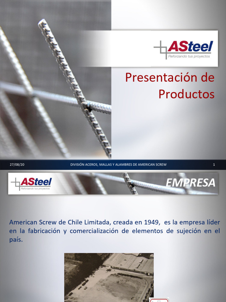 Presentacion ASTEEL | PDF | Hormigón | Construyendo tecnología