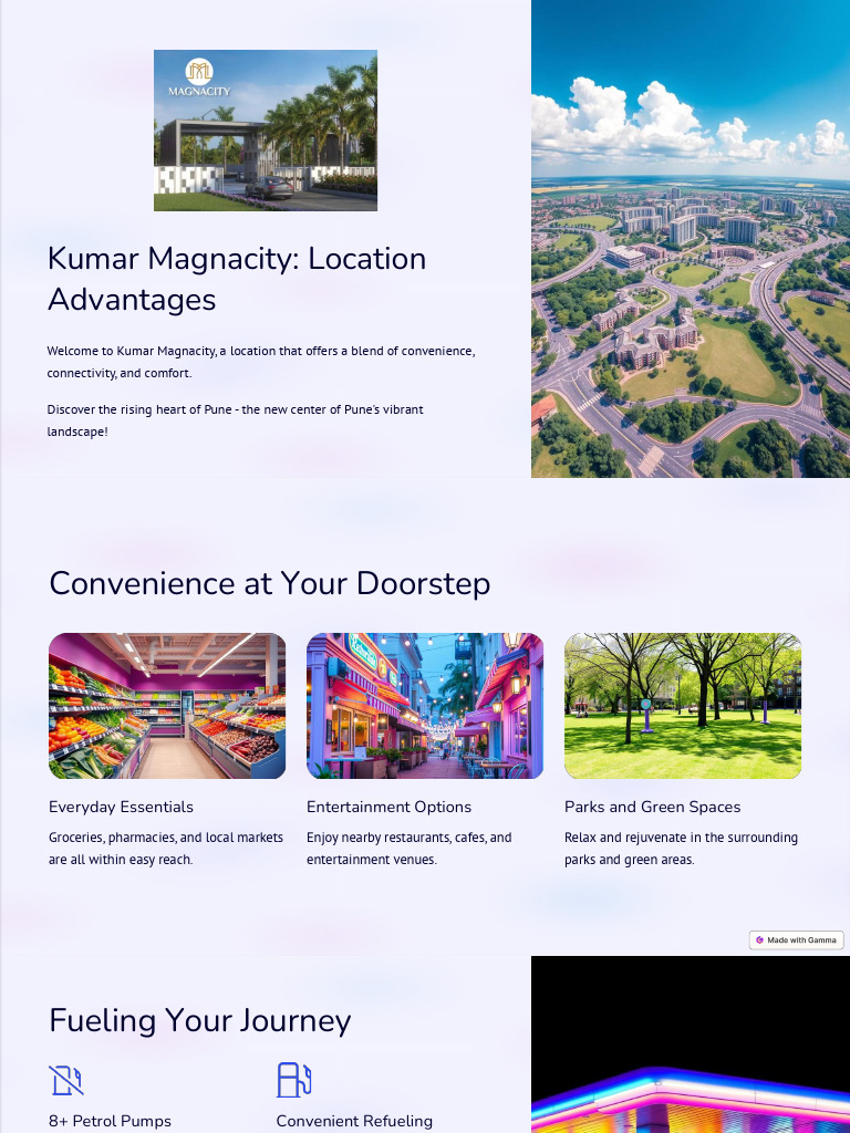 Kumar Magnacity Location Advantages | PDF | Retailing