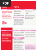 Statin Decision Aid for Patients | PDF | Statin | Cardiovascular Diseases