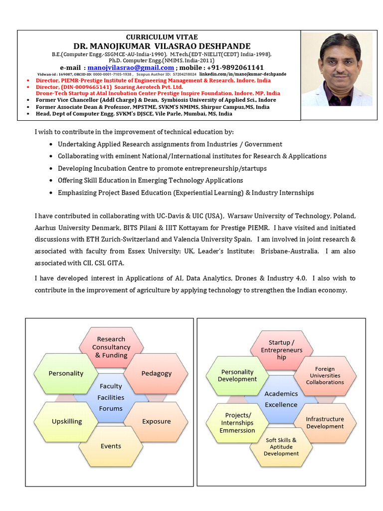 Manojkumar Biography | PDF | Artificial Intelligence | Intelligence (AI ...