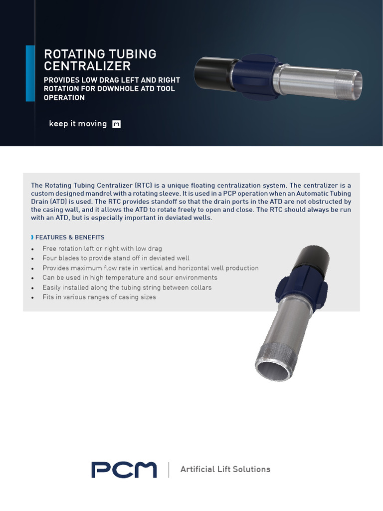 Ps Og Rotating Tubing Centralizer en | PDF | Manufactured Goods ...