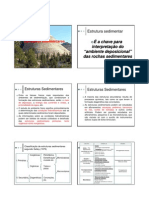 Estruturas sedimentares: interpretação ambiental