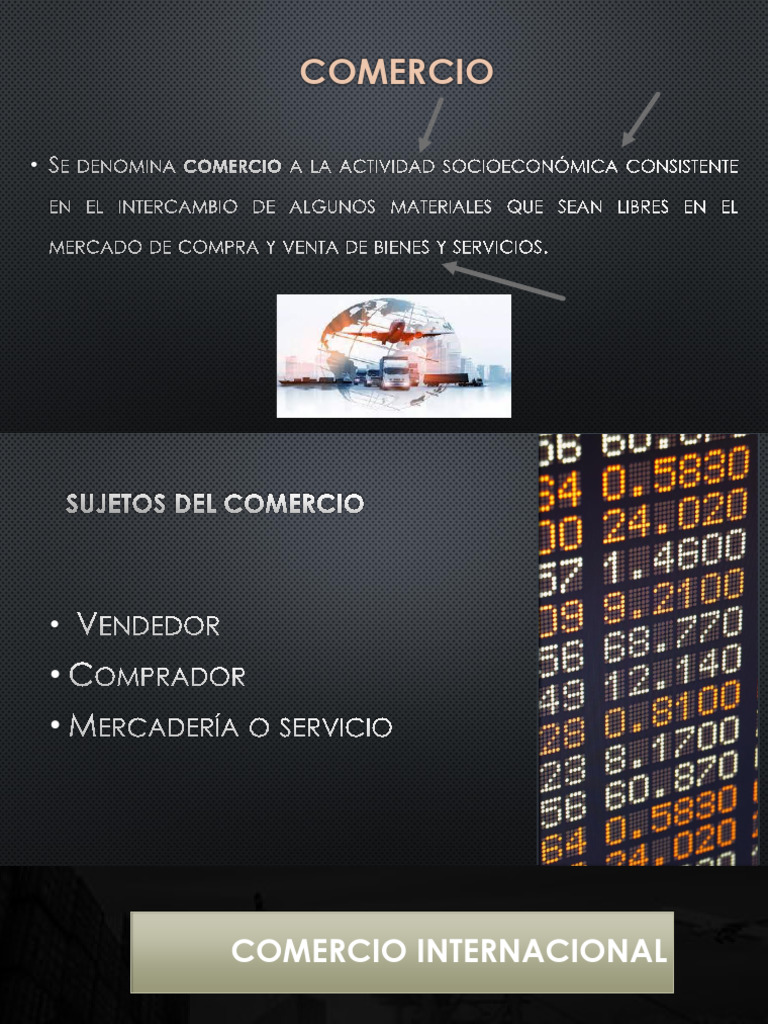 Comercio Internacional 1 | PDF | Comercio | El comercio internacional