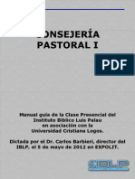 Manual Guía Consejería Pastoral I