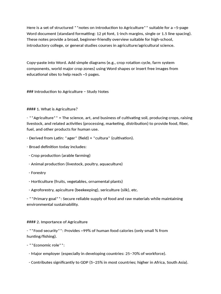 Basic Agricultural Techniques | PDF | Agriculture | Intensive Farming