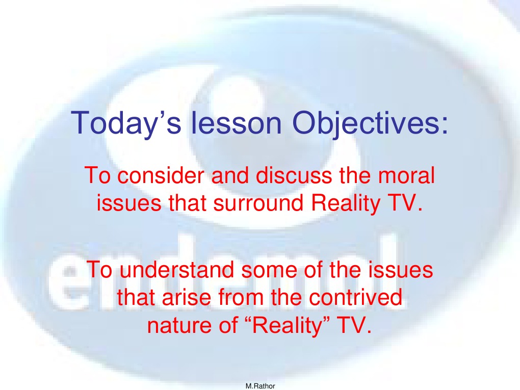 1 Reality Tv Genre And Conventions Pdf Reality Television Reality