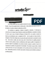 Carta de Fortuño extorsionando a contratistas