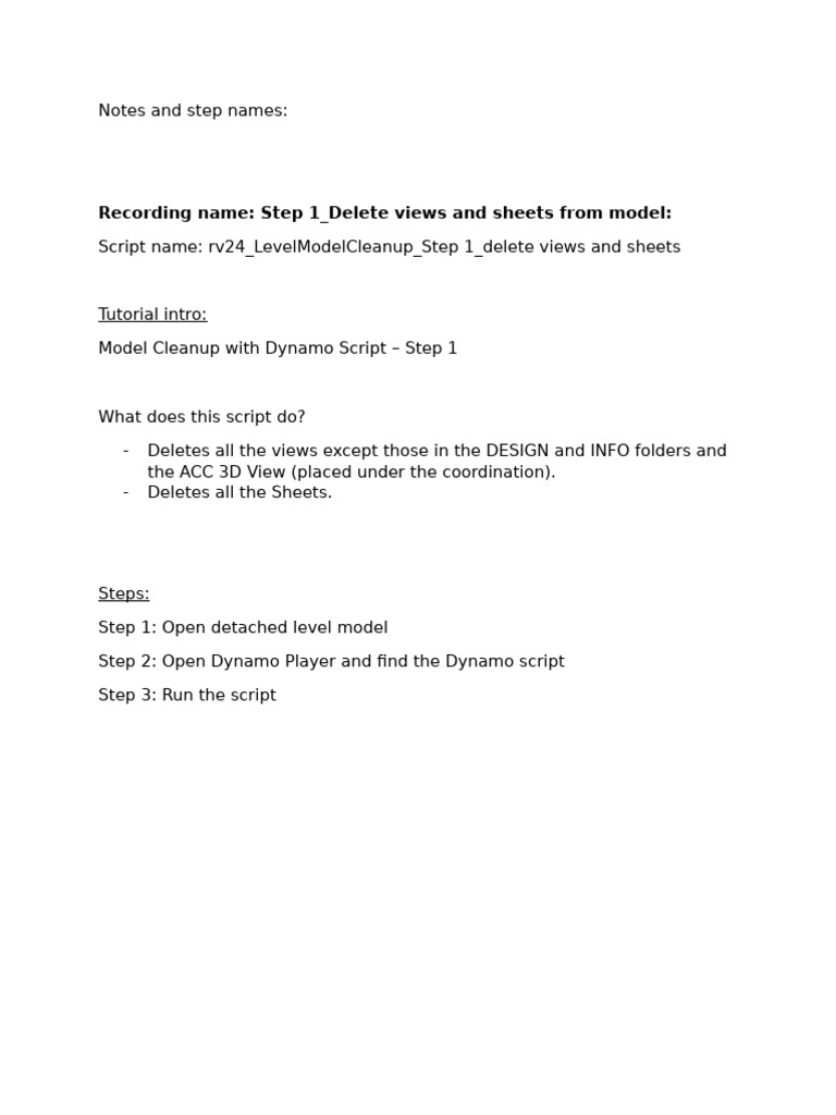 Step 1 Step 2 - Notes and Step Names | PDF