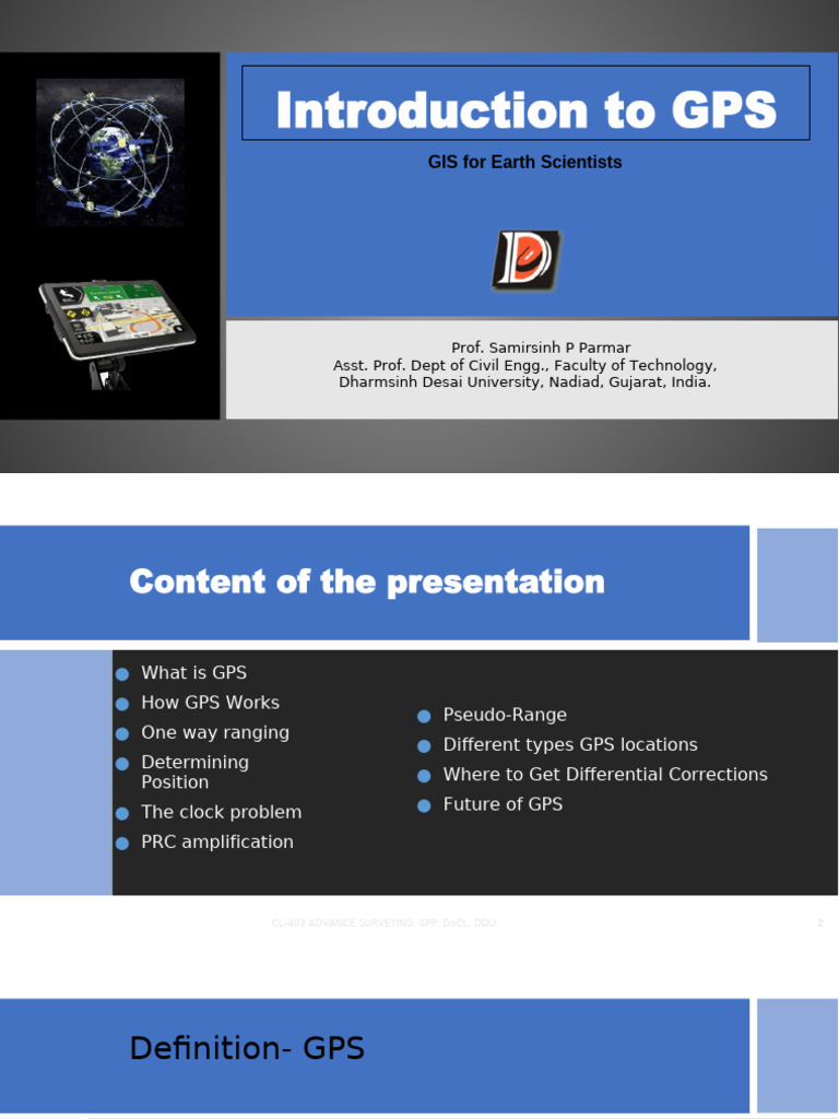 Introductiontogps 240411165513 d6d39871 | PDF | Global Positioning ...