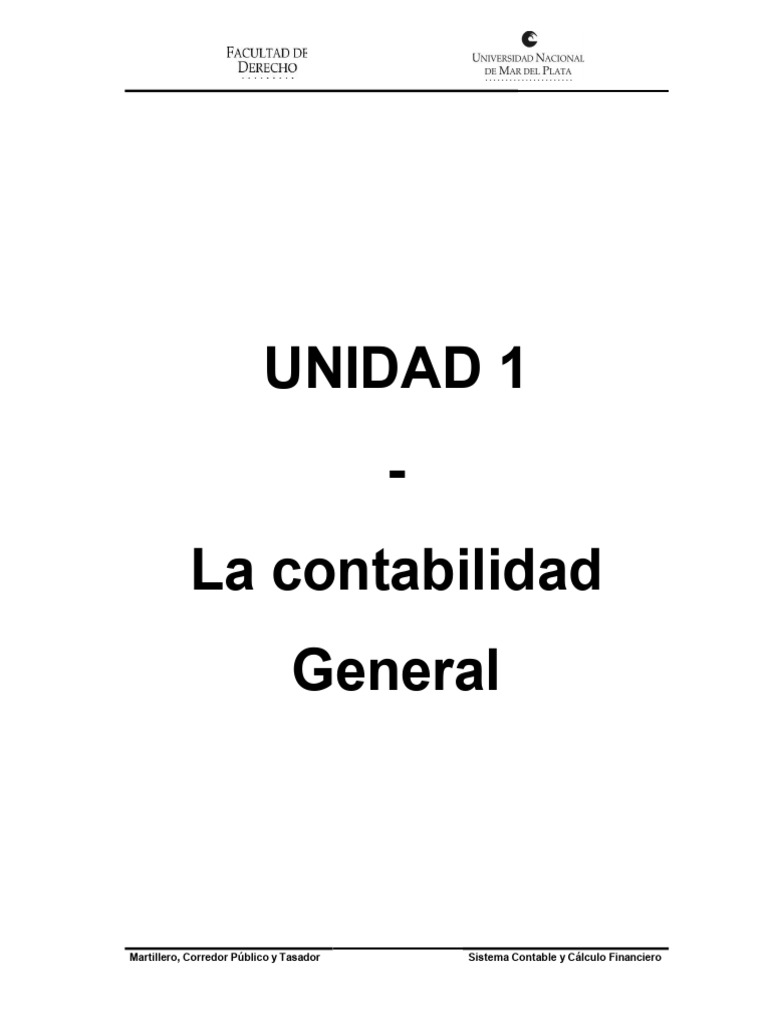 Unidad 1 - 1.1 Conceptos Basicos e Introductorios | PDF | Contabilidad ...