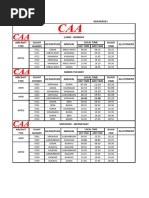 CAA Flight Schedule 2025 | PDF | Transport | Aerospace Engineering
