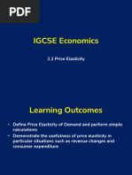 Price Elasticity and Total Revenue Analysis | PDF | Price Elasticity Of ...