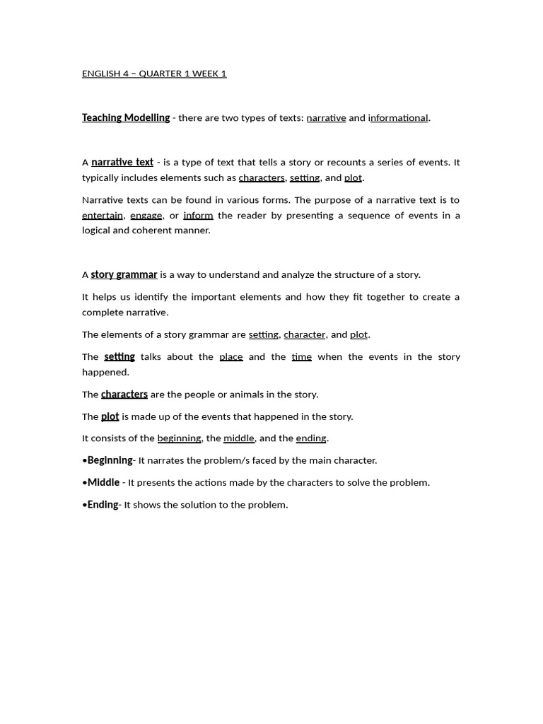 g4 English Lecture | PDF