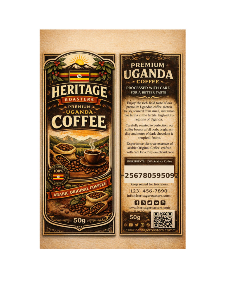 Heritage Roasters Label Updated | PDF