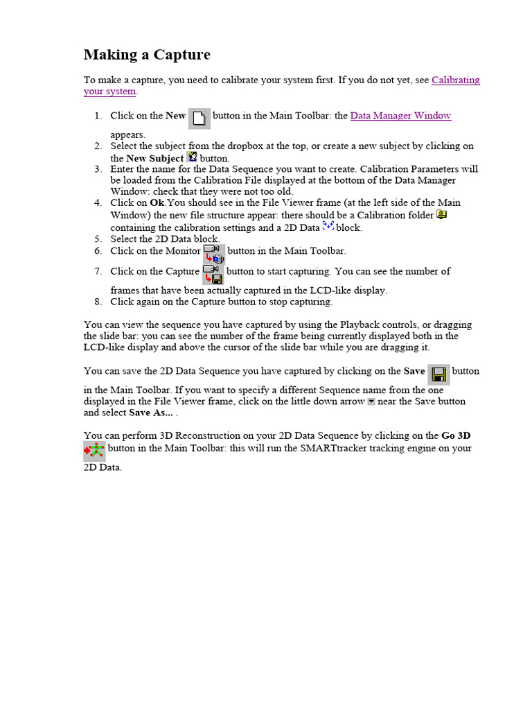 Making A Capture | PDF