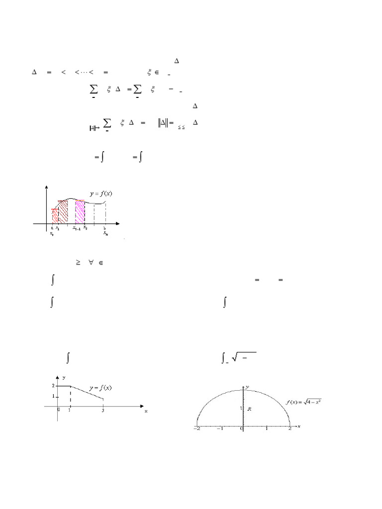 5.1 Definite Integrals | PDF | Mathematical Analysis | Calculus