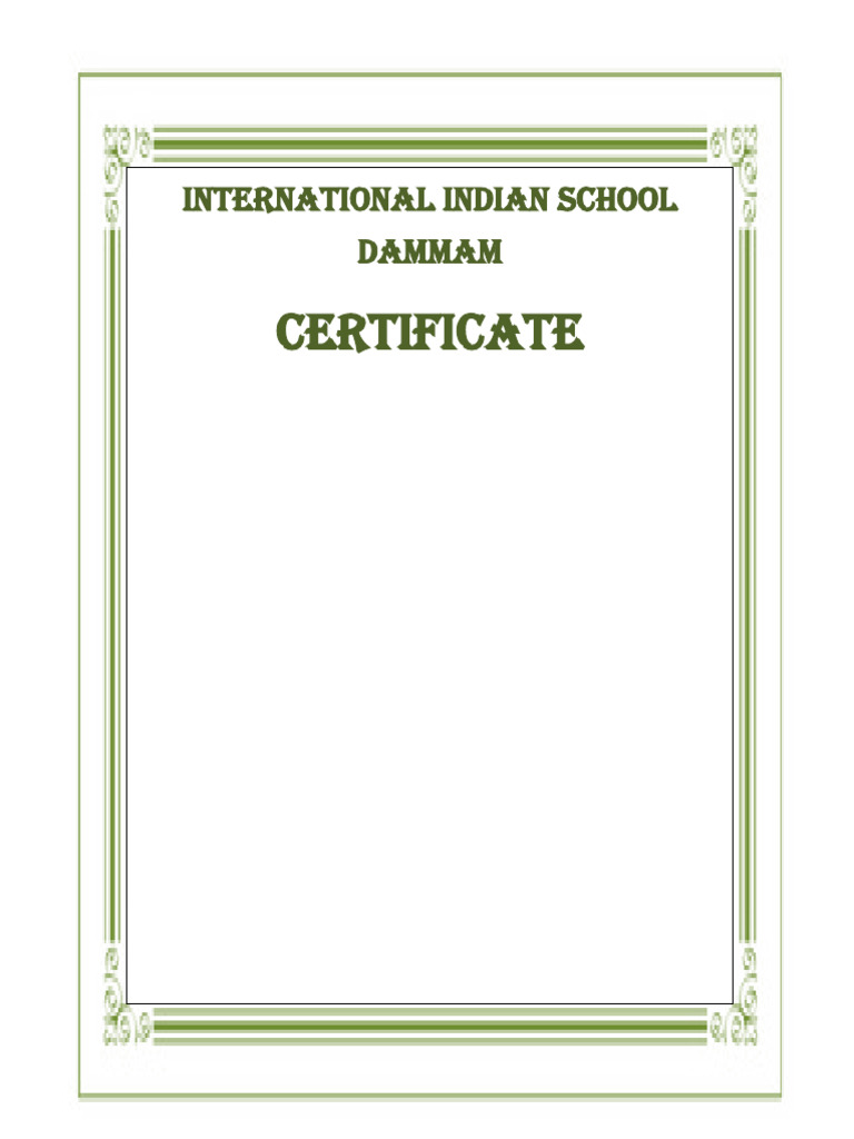 Xi Bio Project-Certificate Page 2024-25 | PDF