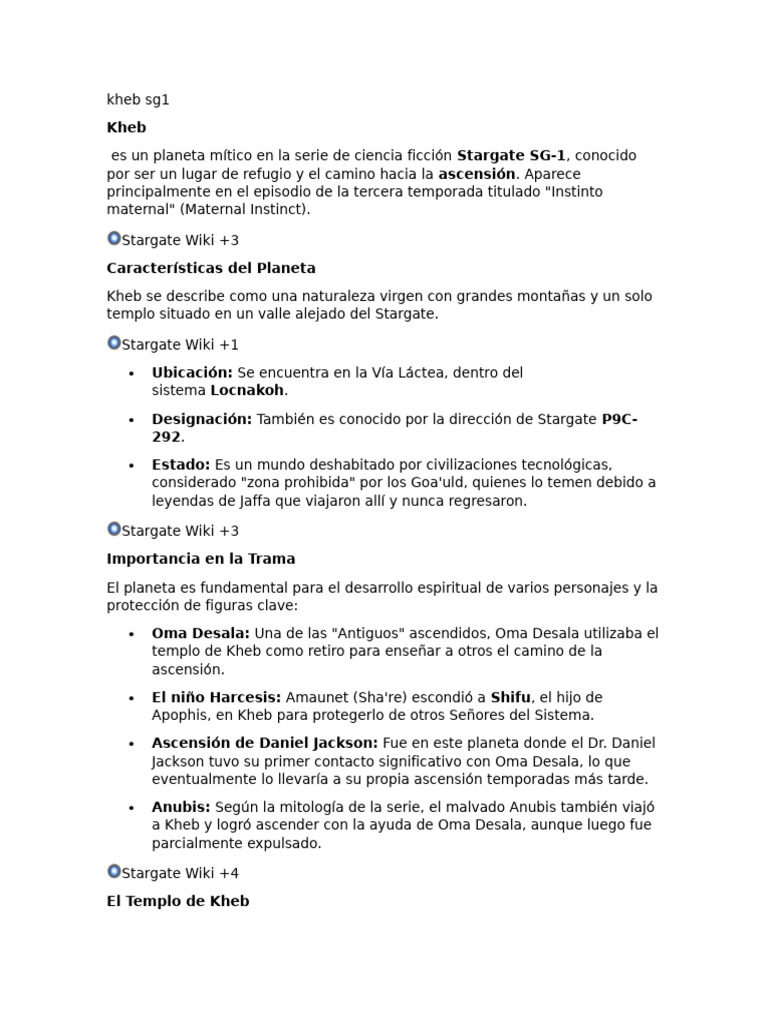 Kheb Sg1 y Pasos de La Ascension | PDF