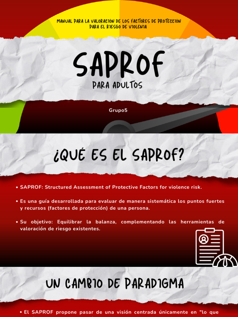 ¿Qué Es El Saprof | PDF | Motivación | Motivacional
