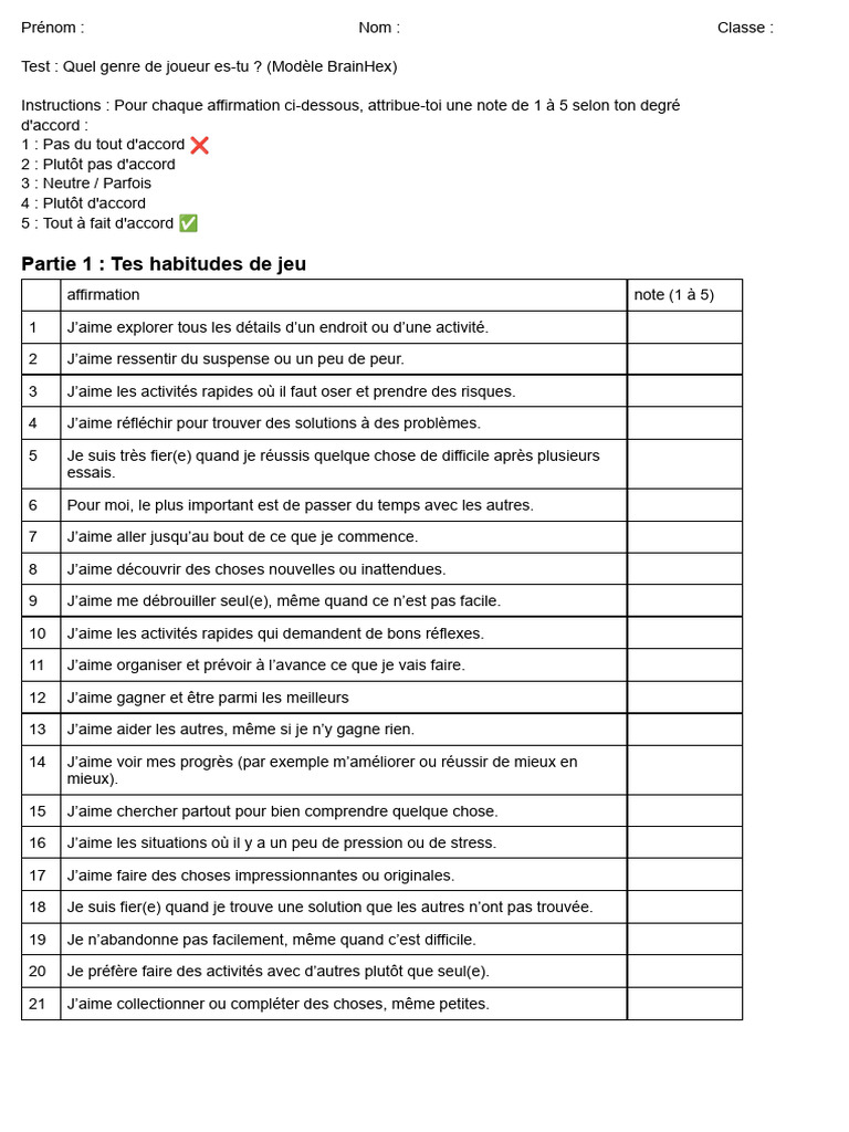 Brain Hex 6eme | PDF