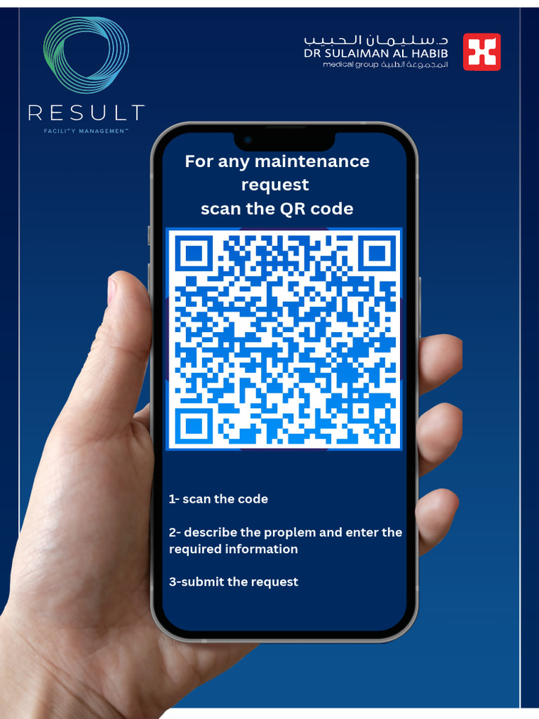 For Any Maintenance Request Scan The QR Code - 20260228 - 133934 - 0000 ...