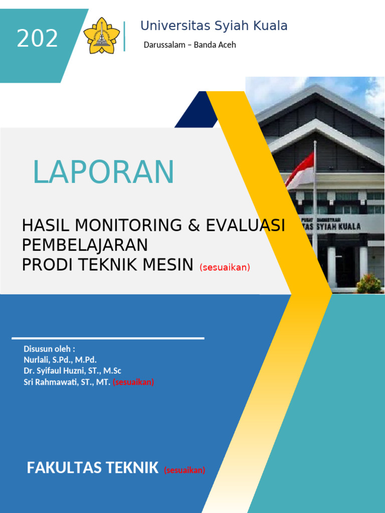 Template Laporan Monev Evaluasi Pembelajaran | PDF