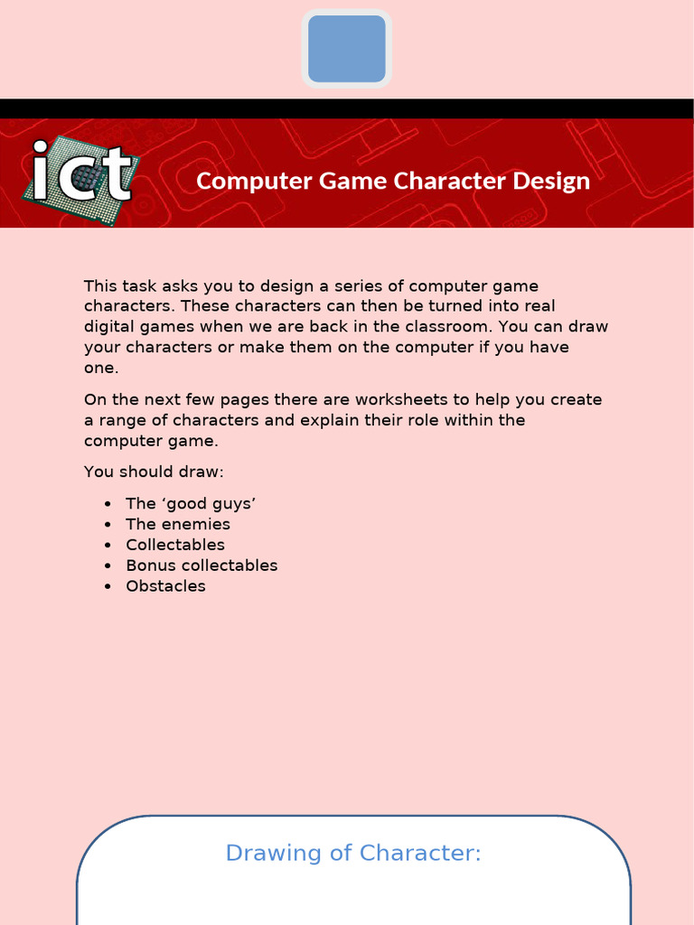 Computer Game Character Design | PDF