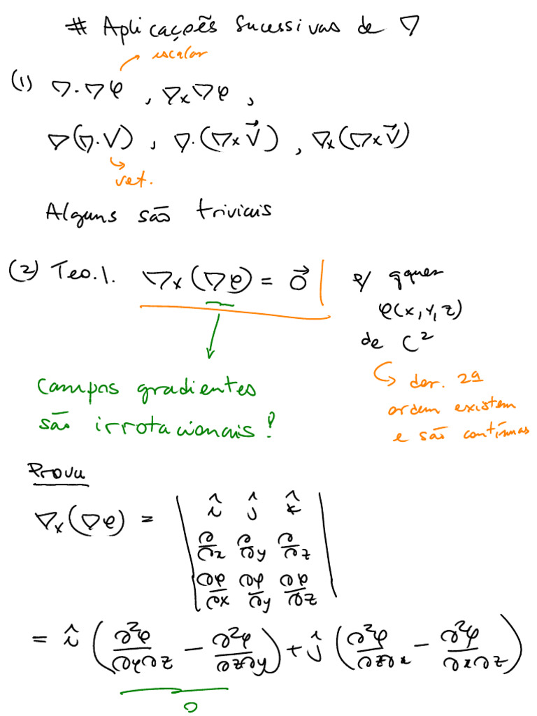 SEM2 - 1 - Aplicações Sucessivas de Nabla | PDF
