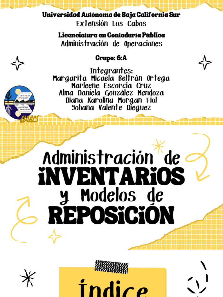 Administración y Reposición de Inventarios | PDF