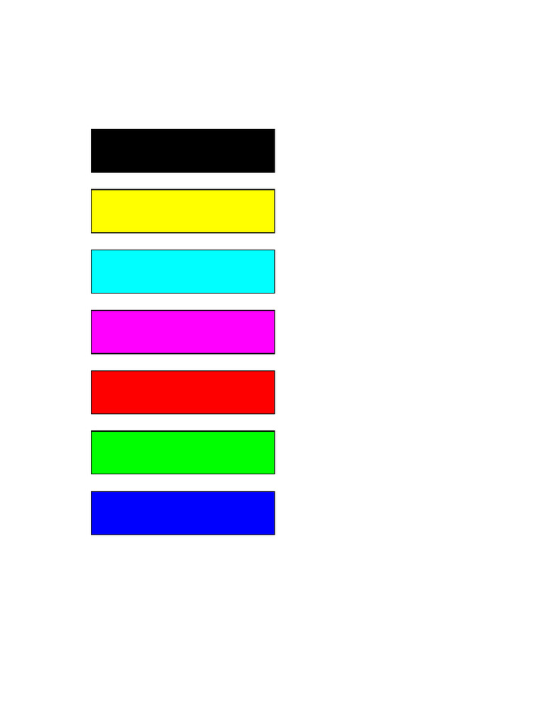Epson Color Test Page | PDF
