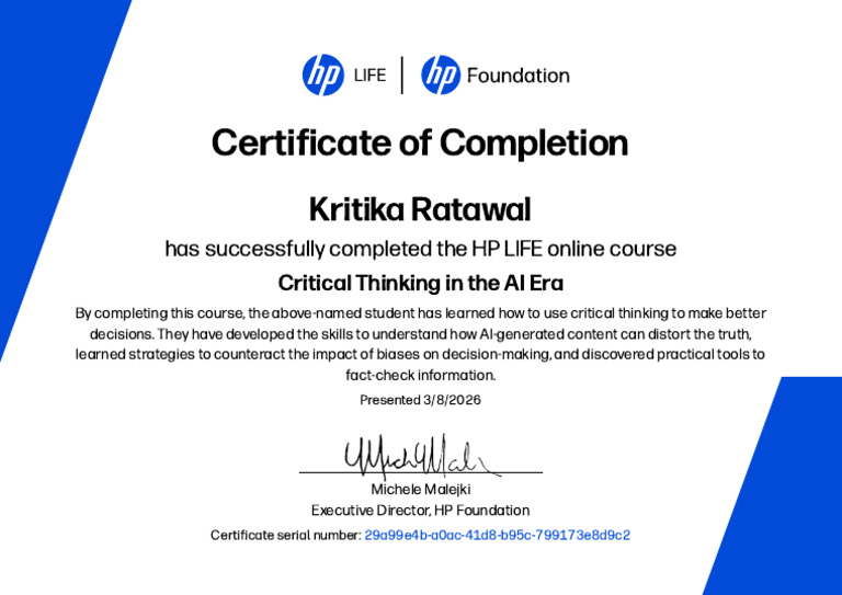 Critical Thinking in The AI Era | PDF