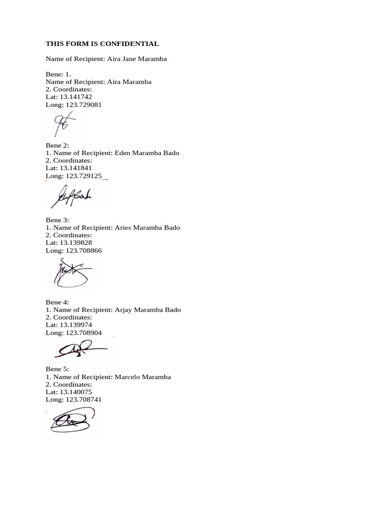 Recipient Names | PDF