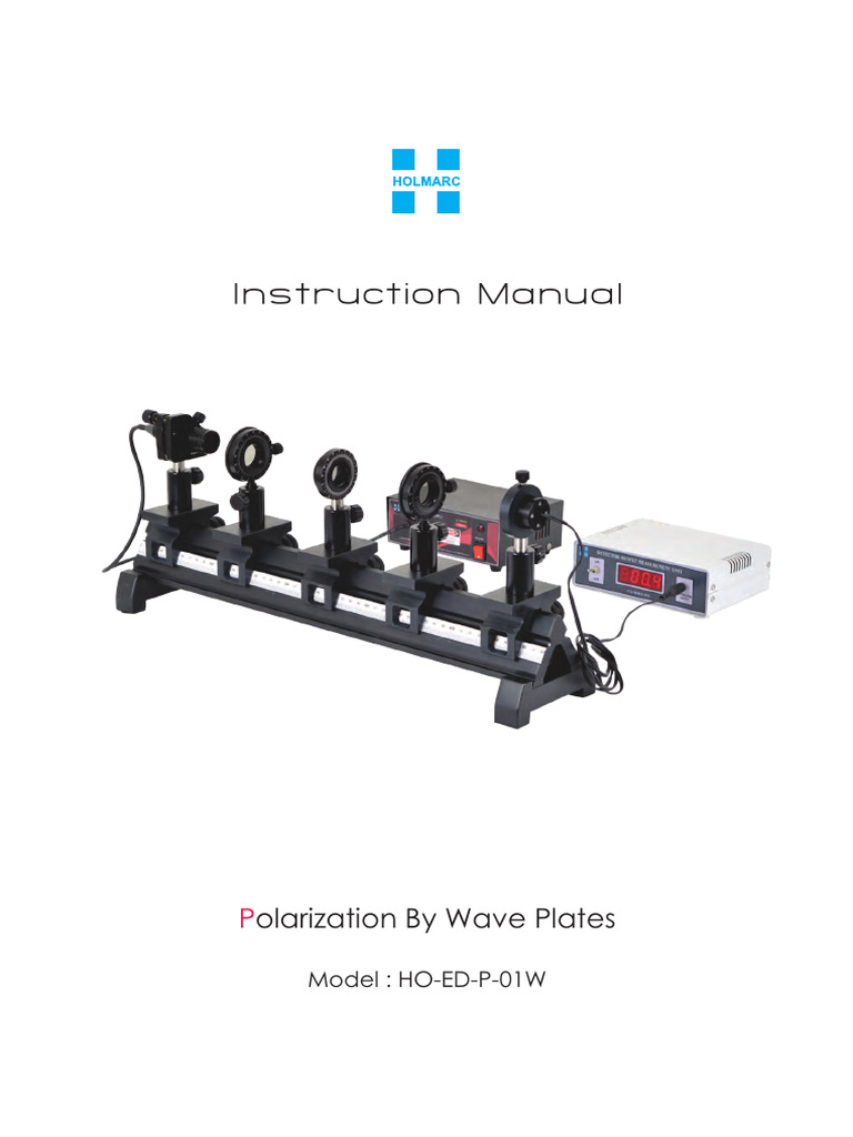 Polarization by Wave Plate 1 | PDF | Polarization (Waves) | Optics