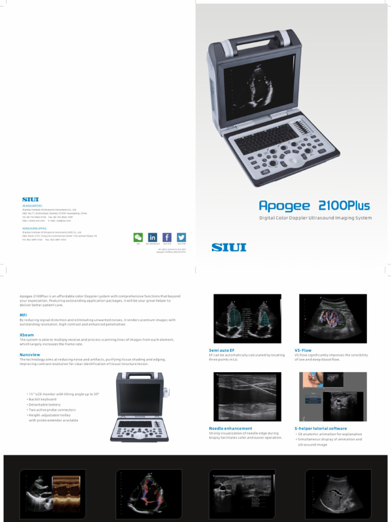 SIUI Apogee 2100plus | PDF