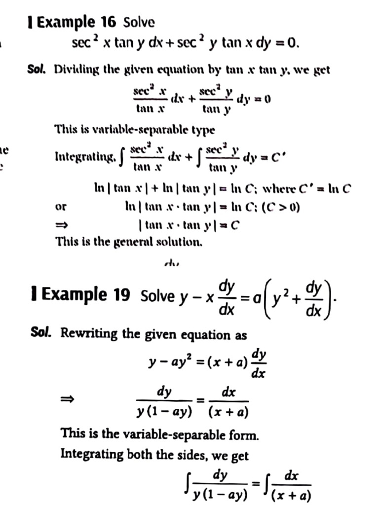 De Practice Problem Set 1 | PDF