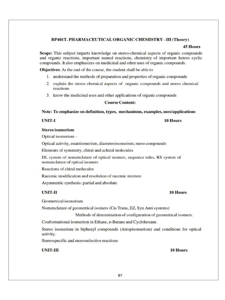 4th Sem Syllabus | PDF