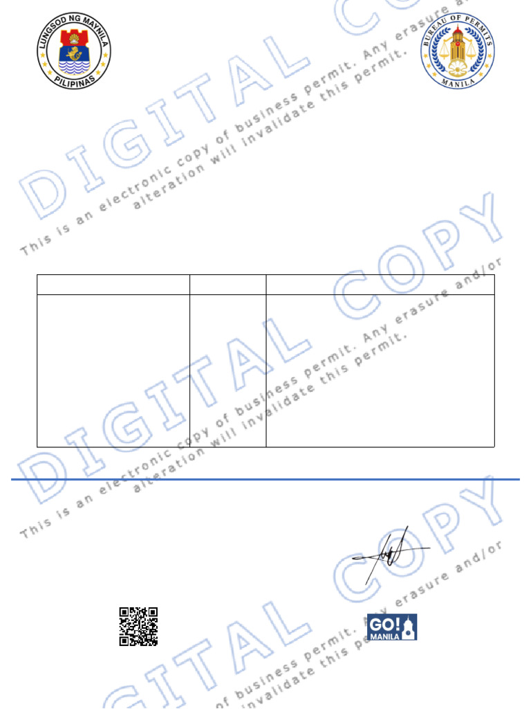 Subject To Inspection: Electronic Business Permit - New | PDF