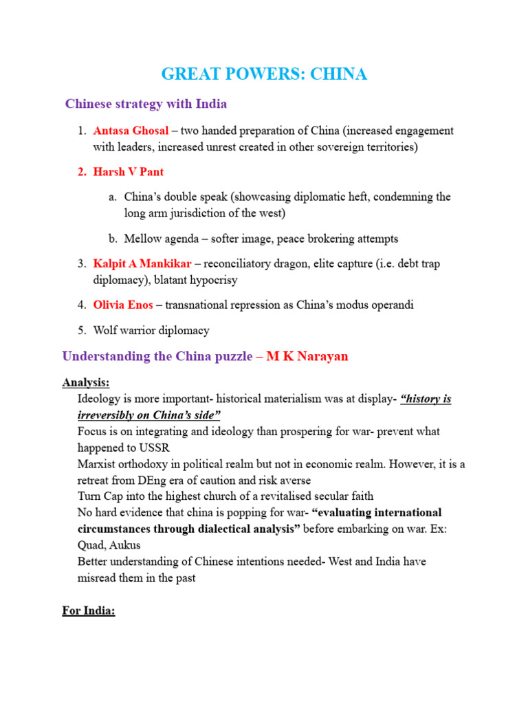 China | PDF | China | World Politics